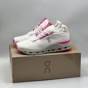 On Running Cloudnova "Barbie" Women Pink Shoes White